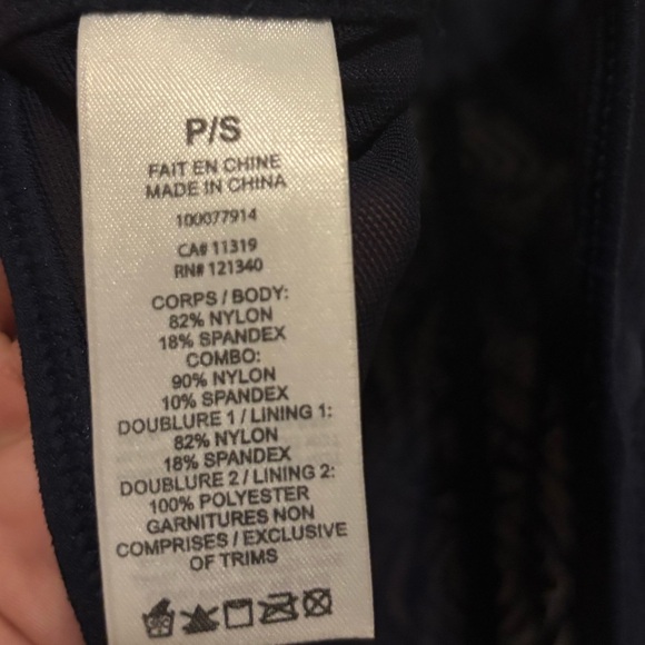 Chrishell Lace Mesh Bustier SM / NAVY BLUE - Picture 4 of 5